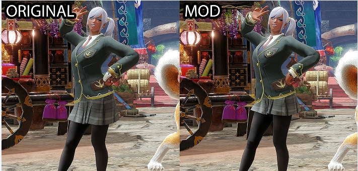 怪物猎人崛起校服套装美化MOD v2.48 怪物猎人崛起校服套装美化MOD v2.48
