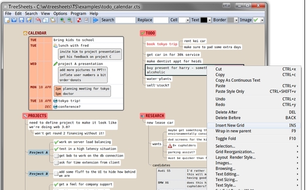TreeSheets树状表 v2.11 TreeSheets树状表 v2.11