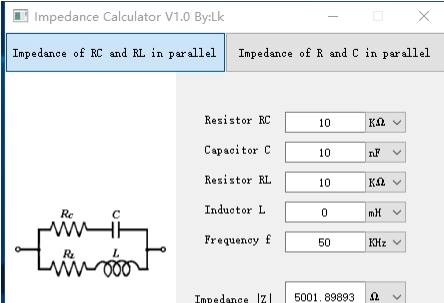 Impedance Calculator阻抗计算器 v1.5 Impedance Calculator阻抗计算器 v1.5
