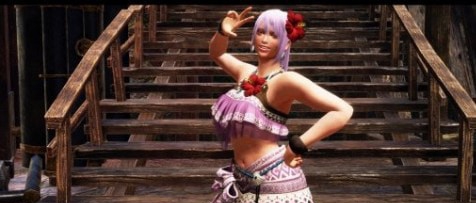 怪物猎人崛起曙光怪物猎人世界接待员泳装MOD v1.26