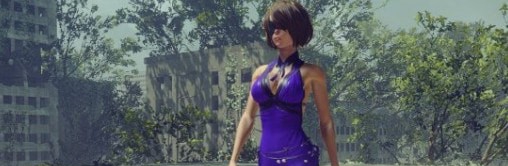 尼尔机械纪元2B小姐姐tifa紫色连衣裙MOD v1.26 尼尔机械纪元2B小姐姐tifa紫色连衣裙MOD v1.26