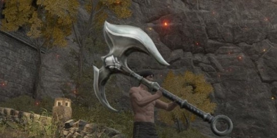 艾尔登法环英雄联盟诺手武器替换巨斧MOD v3.70