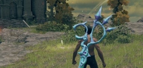 艾尔登法环英雄联盟格温剪刀替换新月斧MOD v2.92