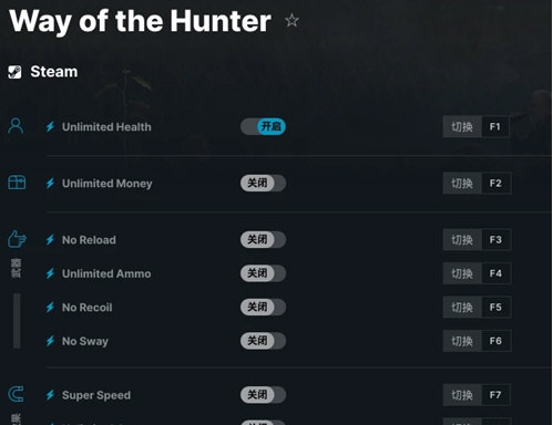 猎人之路Wemod修改器 v1.2 猎人之路Wemod修改器 v1.2