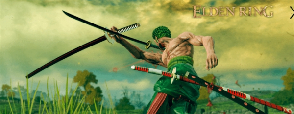 艾尔登法环海贼王索隆替换布莱泽套MOD v1.46 艾尔登法环海贼王索隆替换布莱泽套MOD v1.46