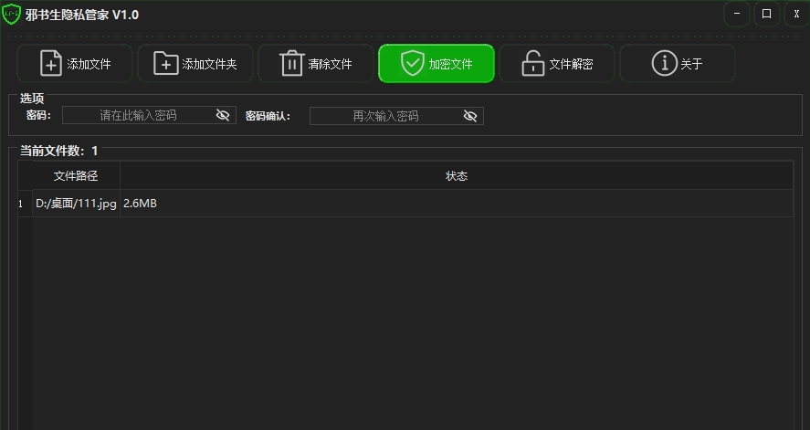 邪书生隐私管家电脑版 v1.3
