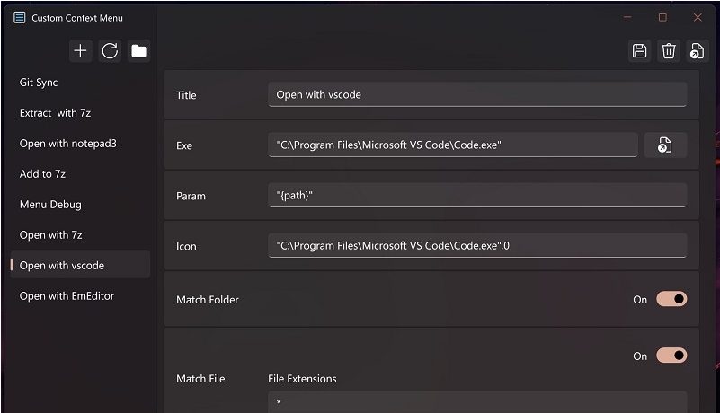 Custom Context Menu右键菜单扩展工具 v3.1.0.6 Custom Context Menu右键菜单扩展工具 v3.1.0.6
