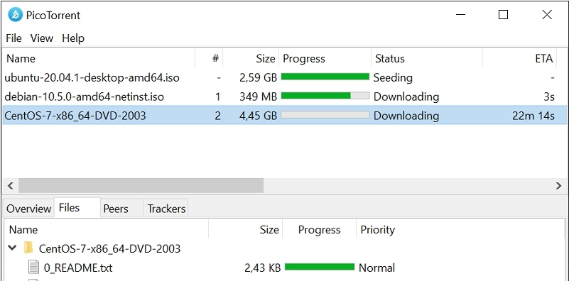 PicoTorrent v0.25.3 PicoTorrent v0.25.3
