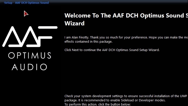 AAF DCH Optimus Audio音频驱动 v10.6.2329.9393