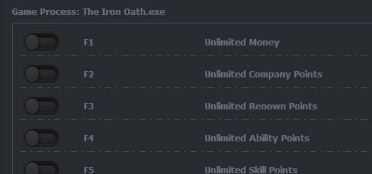 钢铁誓言修改器 v0.9 钢铁誓言修改器 v0.9