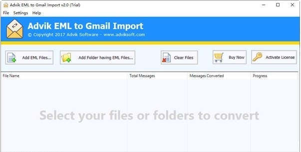 Advik EML to Gmail Import v2.3 Advik EML to Gmail Import v2.3