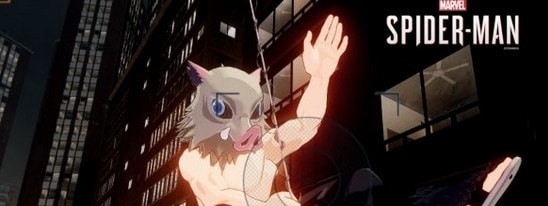 漫威蜘蛛侠重制版鬼灭之刃伊之助蜘蛛侠MOD v1.28