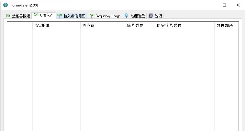 Homedale无线网络监视器 v2.05 Homedale无线网络监视器 v2.05