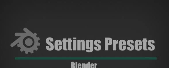 Settings Presets v1.2 Settings Presets v1.2