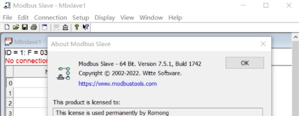 modbus slave v2.73