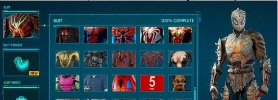 漫威蜘蛛侠重制版三套未来之战蜘蛛战衣MOD v3.29