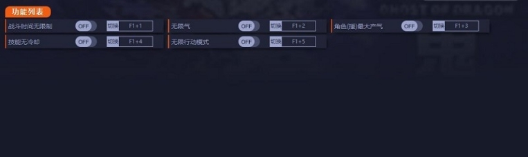 龙鬼五项修改器 v1.4 龙鬼五项修改器 v1.4
