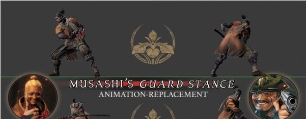 只狼影逝二度武藏守卫姿态MOD v3.72 只狼影逝二度武藏守卫姿态MOD v3.72