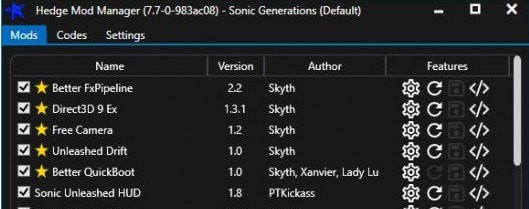 索尼克未知边境MOD安装管理器 v3.31
