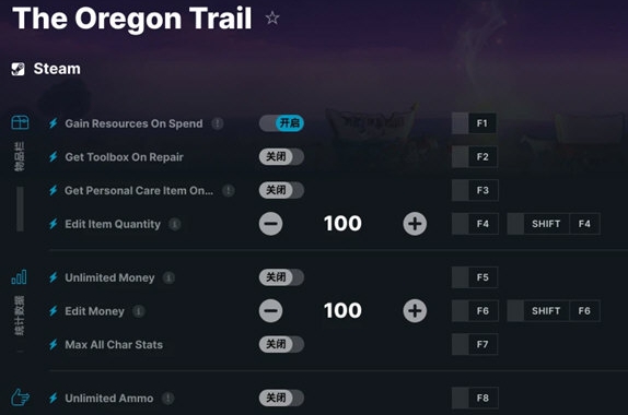 俄勒冈之旅修改器 v1.0.9 俄勒冈之旅修改器 v1.0.9