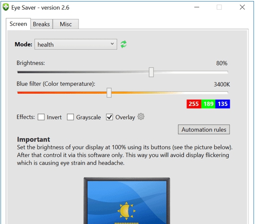 EYE SAVER v2.46 EYE SAVER v2.46