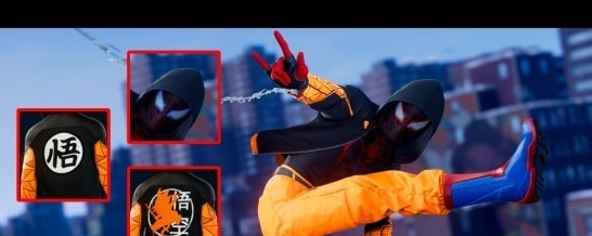 蜘蛛侠迈尔斯莫拉莱斯最终套装悟空风格夹克MOD v1.56 蜘蛛侠迈尔斯莫拉莱斯最终套装悟空风格夹克MOD v1.56