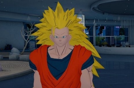 师父男性外观龙珠孙悟空超级赛亚人三MOD v1.7