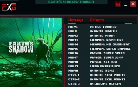 地球之影十七项修改器FUTUREX版 v20230135 地球之影十七项修改器FUTUREX版 v20230135