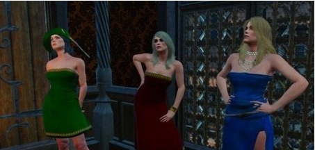 巫师3次世代版优雅名伎服饰MOD v1.21