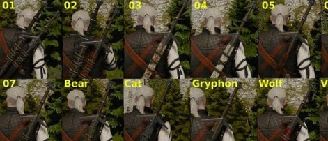 巫师3次世代版湖女之剑11种剑鞘MOD v2.59 巫师3次世代版湖女之剑11种剑鞘MOD v2.59