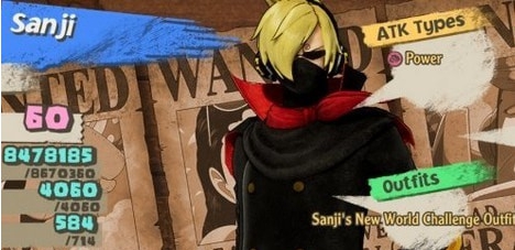 海贼王时光旅诗山治杰尔马66战衣MOD v3.42 海贼王时光旅诗山治杰尔马66战衣MOD v3.42