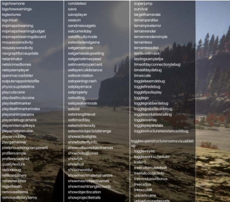 森林之子命令调试控制台MOD v2.58 森林之子命令调试控制台MOD v2.58