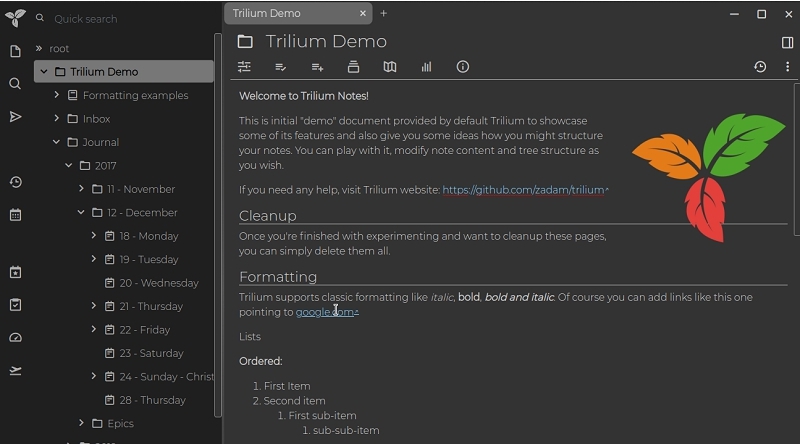 Trilium开源笔记 v0.59.4 Trilium开源笔记 v0.59.4