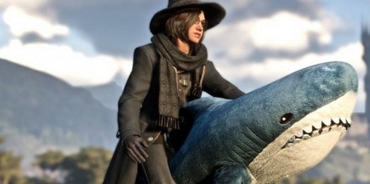 霍格沃茨之遗超萌鲨鱼替换飞行扫帚MOD v1.67 霍格沃茨之遗超萌鲨鱼替换飞行扫帚MOD v1.67