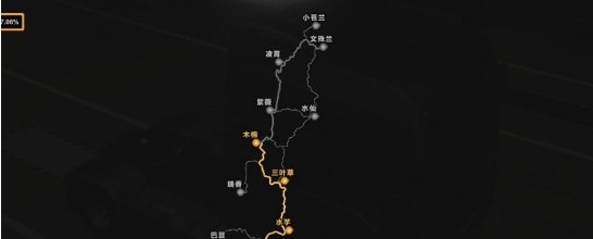 欧洲卡车模拟2自制简陋地图系列之日本001MOD v1.88 欧洲卡车模拟2自制简陋地图系列之日本001MOD v1.88