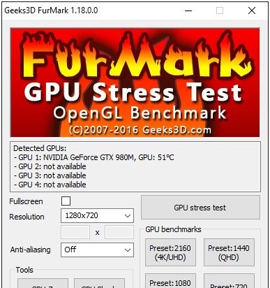 FurMark显卡甜甜圈烤鸡软件 v1.37 FurMark显卡甜甜圈烤鸡软件 v1.37