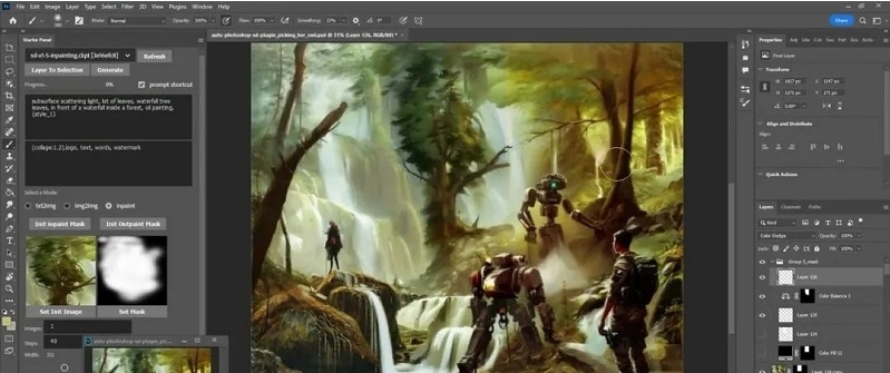 PhotoShopAI 自动绘图插件 v1.2.5 PhotoShopAI 自动绘图插件 v1.2.5