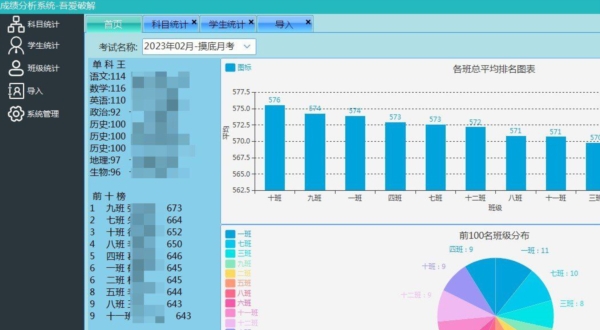 简单成绩分析 v1.3