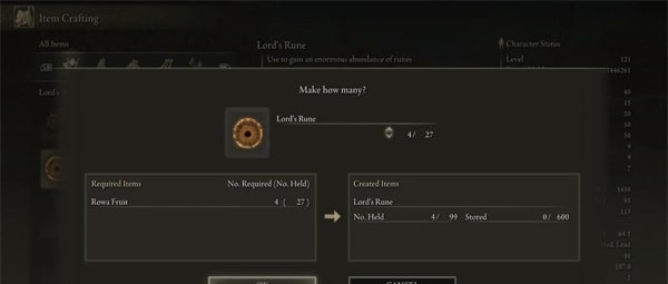艾尔登法环罗亚果实制作王之卢恩MOD v3.36 艾尔登法环罗亚果实制作王之卢恩MOD v3.36