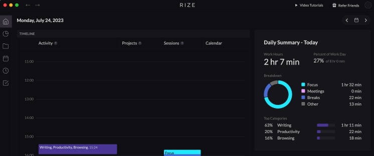 Rize桌面端时间跟踪 v0.18.18 Rize桌面端时间跟踪 v0.18.18