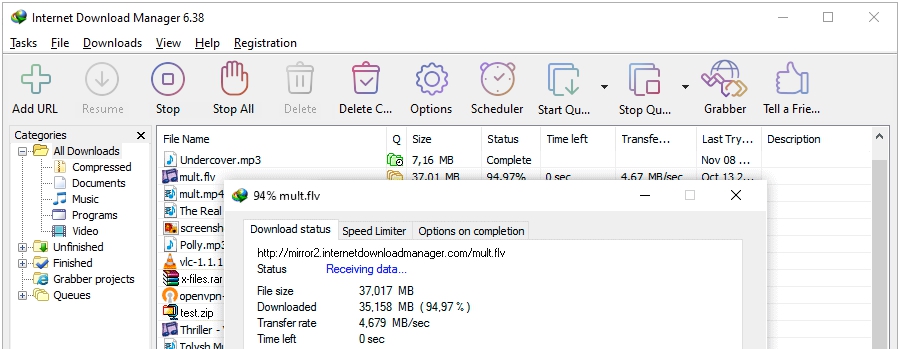 InternetDownloadManager vDownloav1.1 InternetDownloadManager vDownloav1.1