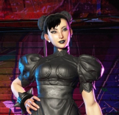 街头霸王6黑色服装的黑唇哥特春丽服装合集MOD v1.44 街头霸王6黑色服装的黑唇哥特春丽服装合集MOD v1.44