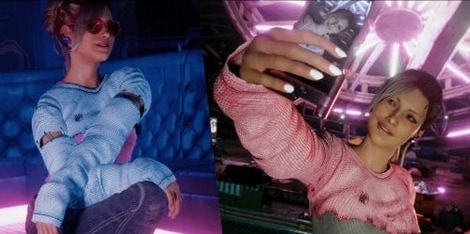 赛博朋克2077时尚长袖露脐毛衣MOD v3.22 赛博朋克2077时尚长袖露脐毛衣MOD v3.22