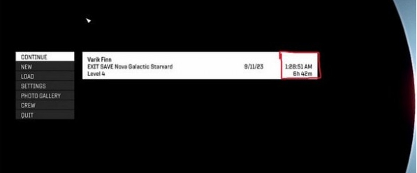 星空从主菜单中删除游玩时间MOD v3.54 星空从主菜单中删除游玩时间MOD v3.54