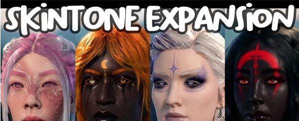 博德之门3Astralities的肤色扩展自然色调MOD v1.83