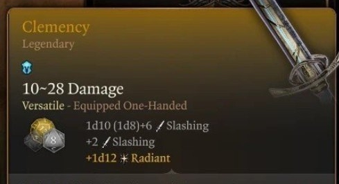 博德之门3仁慈长剑有特殊的额外攻击MOD v1.84