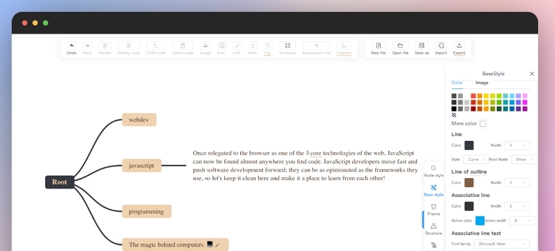 Simple mind map思维导图 v0.7.2 Simple mind map思维导图 v0.7.2