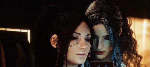 赛博朋克2077自然美感的镂空塑胶服合集MOD v3.75