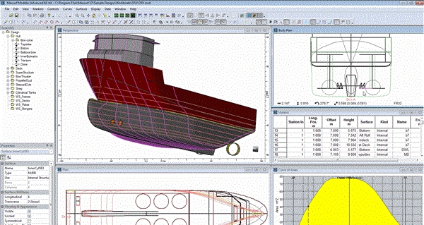 MaxsurfStability船舶设计中文版 v20.0.3.2 MaxsurfStability船舶设计中文版 v20.0.3.2