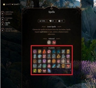 博德之门3选择最大槽的法术MOD v1.37 博德之门3选择最大槽的法术MOD v1.37